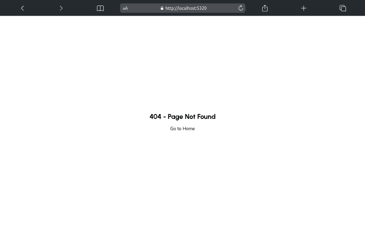 404 Page